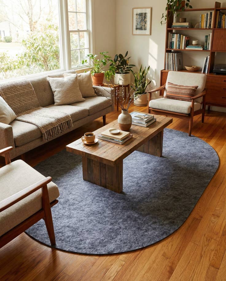 Detail image of 8' x 10' Oval Uni-Luxe Rug Pad