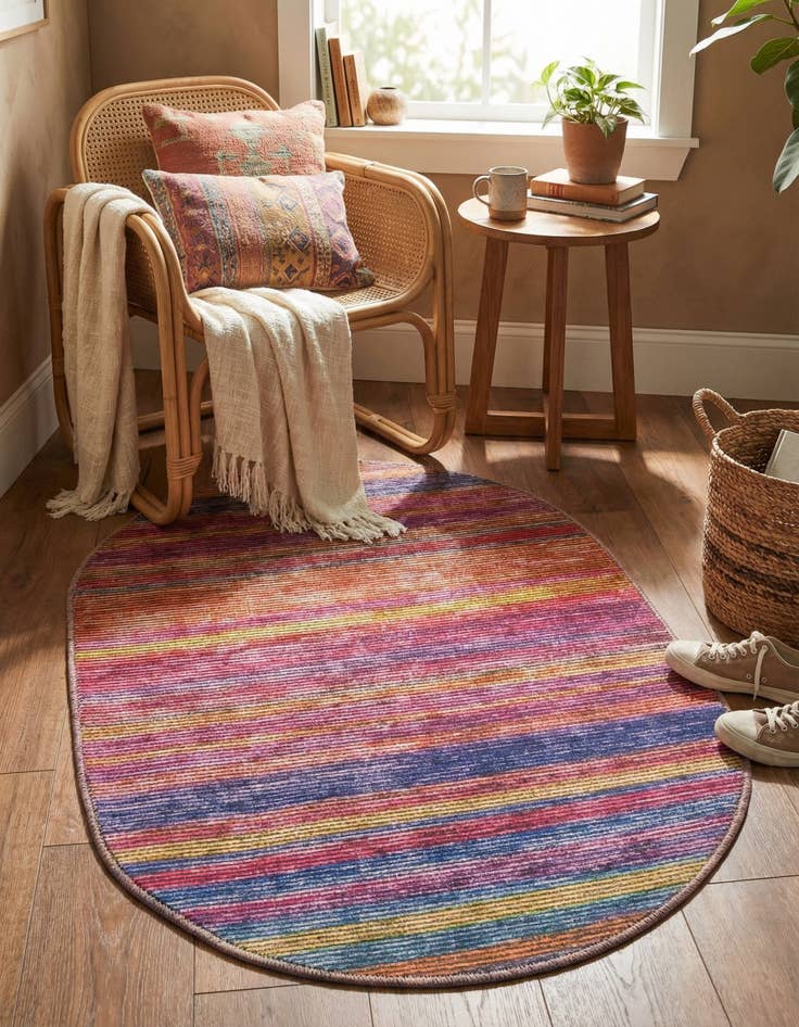Detail image of  2' x 3' Asha Oval Rug