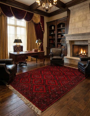 6' 8 x 9' 7 Kunduz Wool Rug
