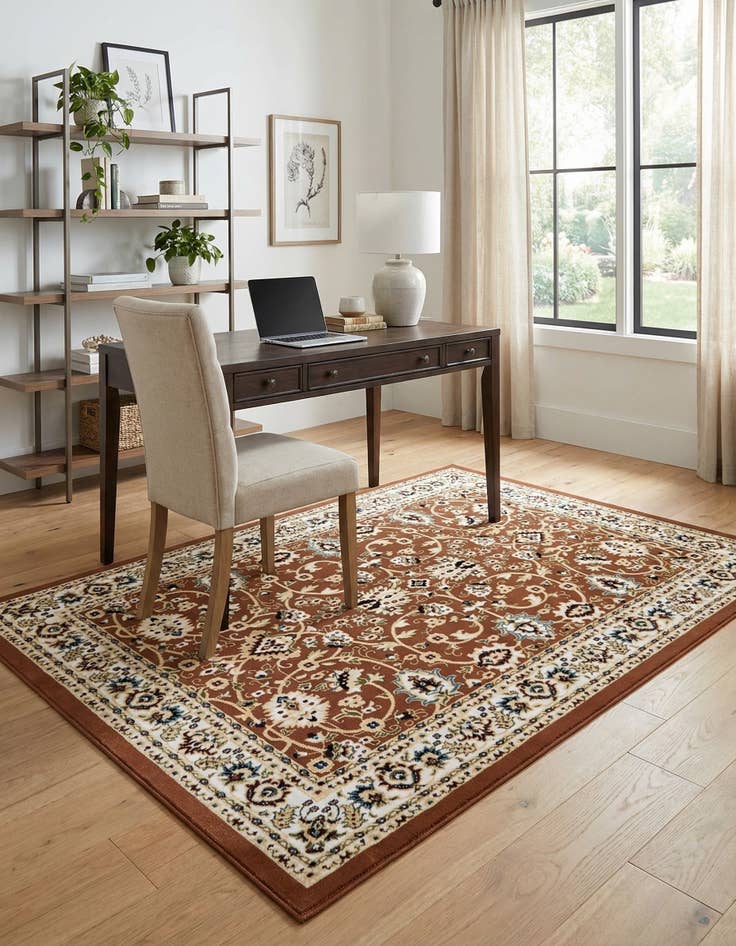 Detail image of 5' 2 x 7' 6 Nain Design Rug