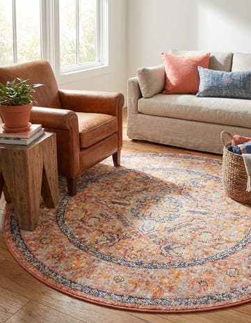 4' x 4' Lola Round Rug