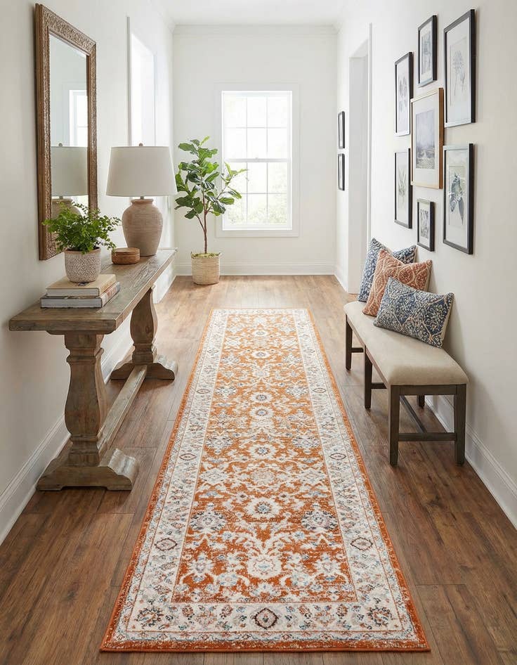 Detail image of  3' x 13' Charlotte Runner Rug