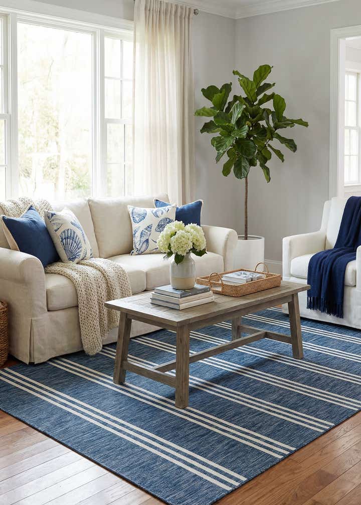 7' x 10' Easy-Clean Jill Zarin Anguilla Indoor / Outdoor Rug