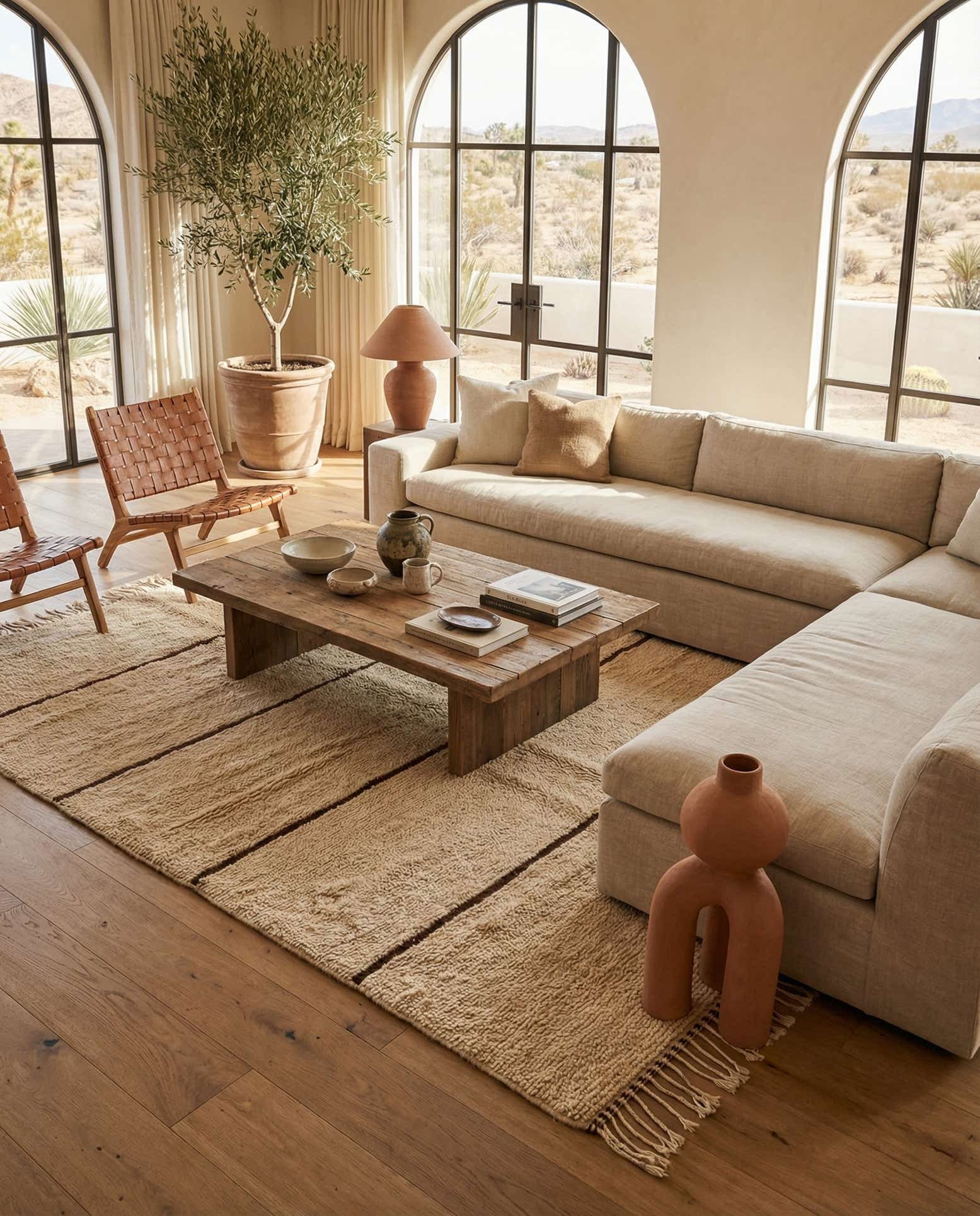 5' 11 x 8' 10 Berber Rug