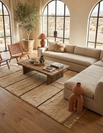 5' 11 x 8' 10 Berber Rug