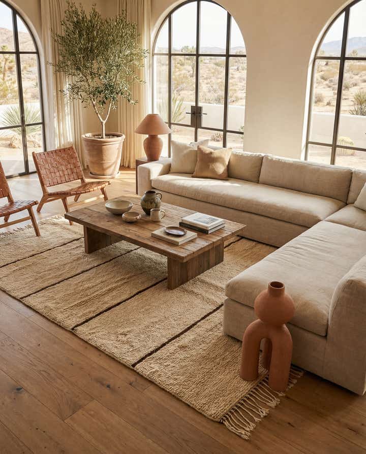 5' 11 x 8' 10 Berber Rug