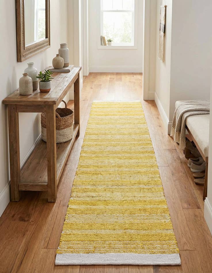 Detail image of 2' 7 x 12'  Hand Woven Lariat Runner Rug