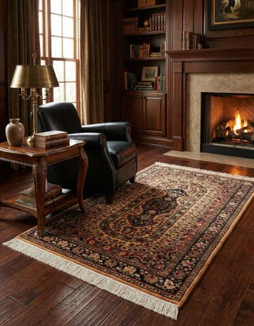 3' x 5' 2 Hand Knotted Bokhara Wool Rug