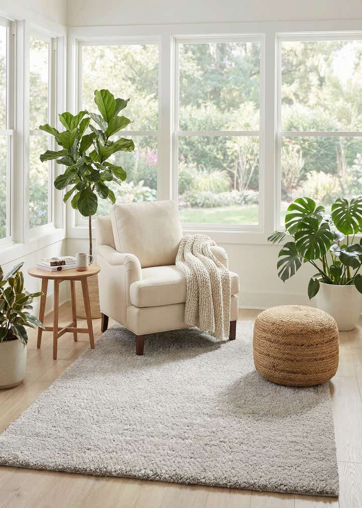 5' 3 x 7' 10 Soft Touch Shag Rug