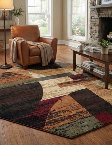 Cafe Octagon Rug