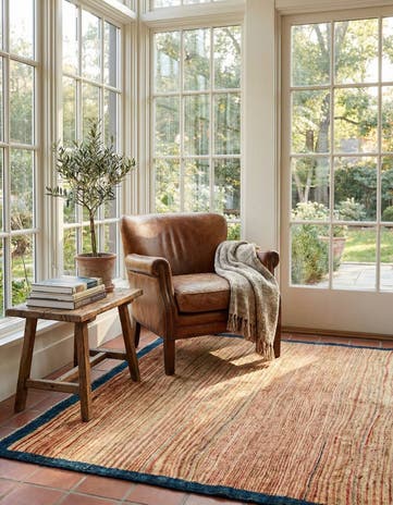 4' x 5' 8 Hand Knotted Modern Ziegler Rug