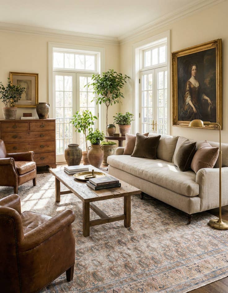 Detail image of  7' x 10' 3  Hand Knotted Ultra Vintage Persian Wool Rug