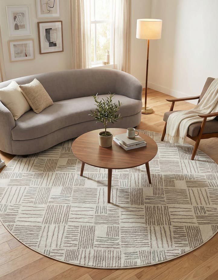 7' 10 x 7' 10 Hanahan Round Rug