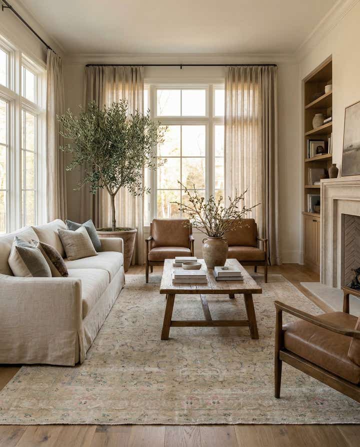 9' 3 x 12' 4 Hand Knotted Ultra Vintage Persian Wool Rug