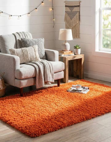 3' x 5' 3 Solid Shag Rug