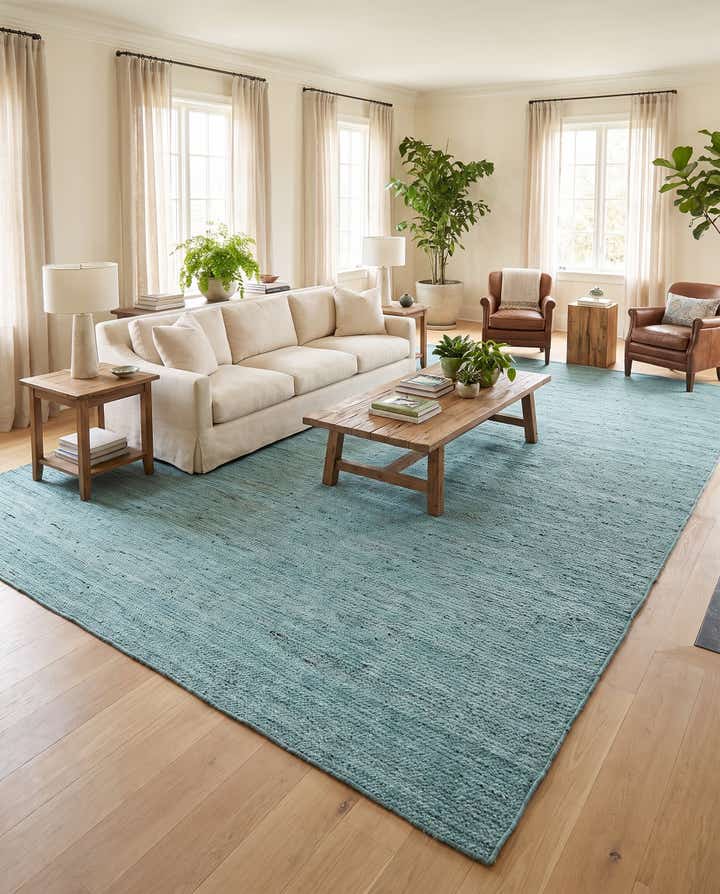 10' x 14' 1 Handmade Braided Jute Rug