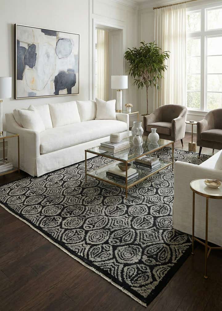 8' 2 x 10' 7 Hand Knotted Darya Wool Rug