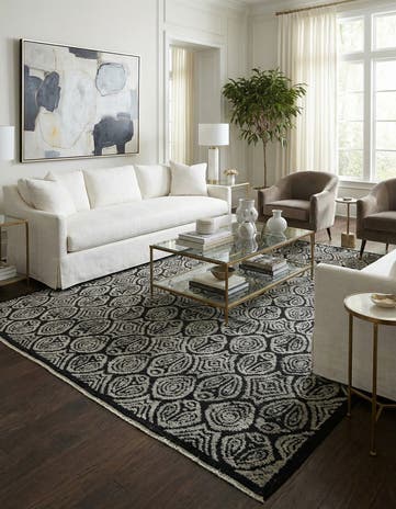 8' 2 x 10' 7 Hand Knotted Darya Wool Rug