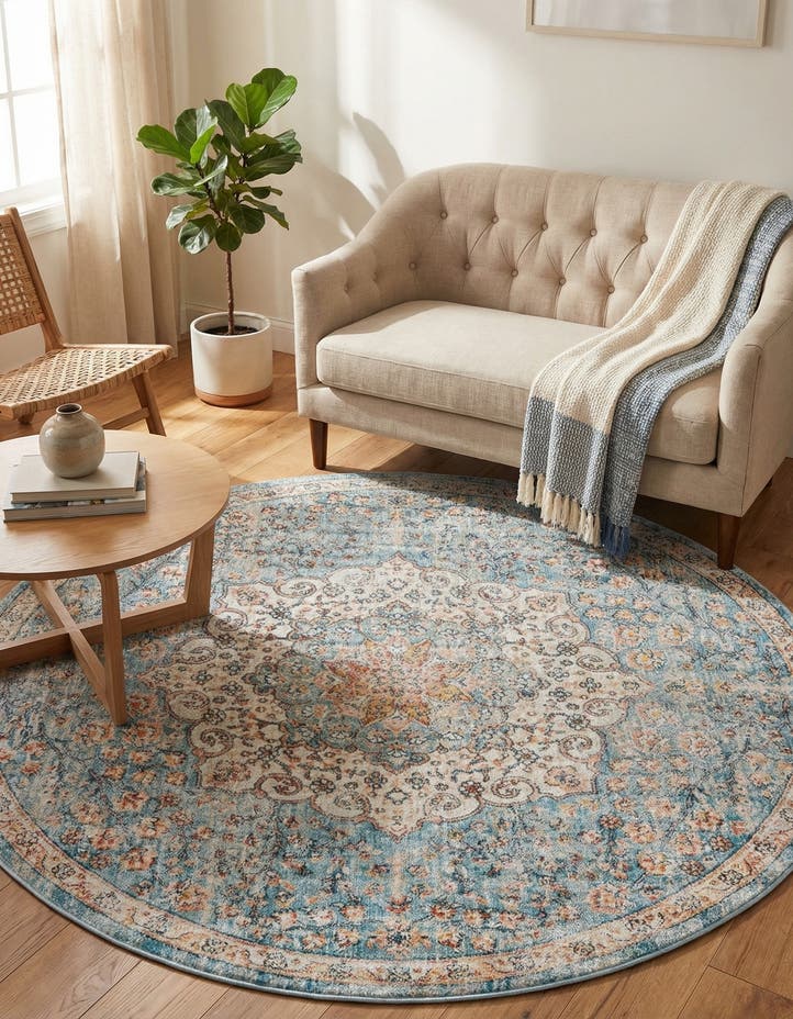 5' 3 x 5' 3 Newport Round Rug