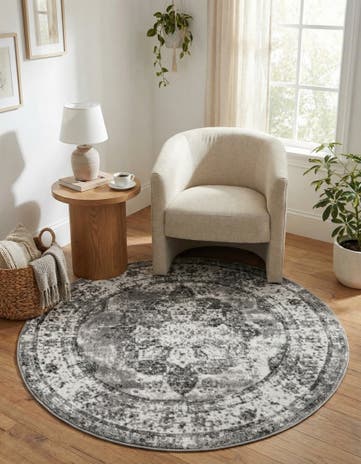 4' x 4' Monte Carlo Round Rug