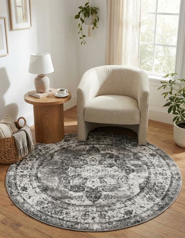 4' x 4' Monte Carlo Round Rug