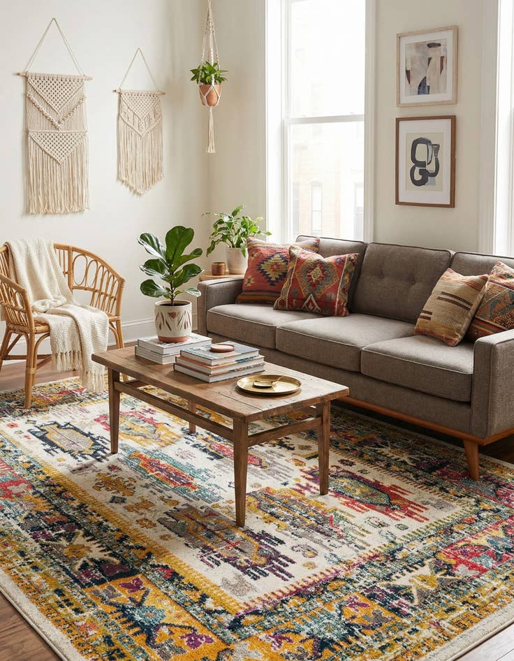 Detail image of 7' 1 x 10' Carrington Rug