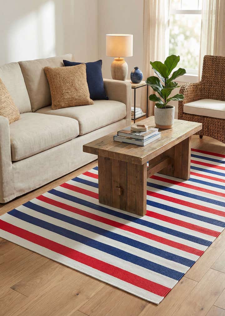 5' x 8' Easy-Clean Vista Breeze Indoor / Outdoor Rug