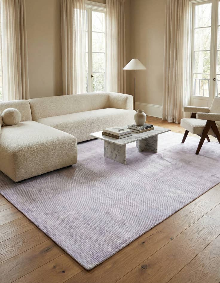 Detail image of  6' 5 x 9' 9  Hand Knotted Darya Wool Rug