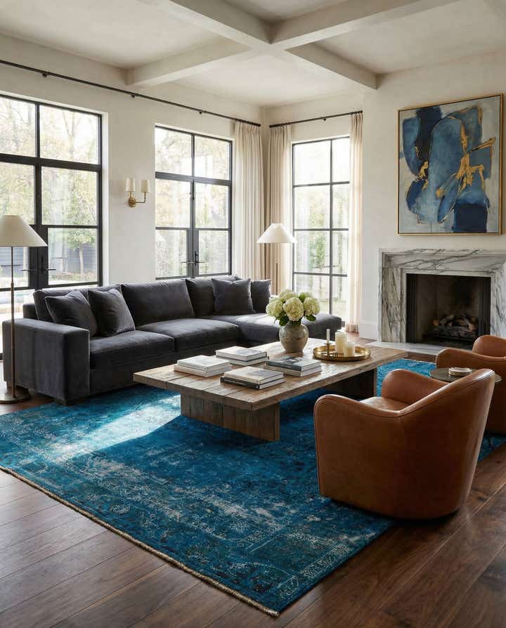 8' 1 x 10' 6 Hand Knotted Ultra Vintage Persian Wool Rug