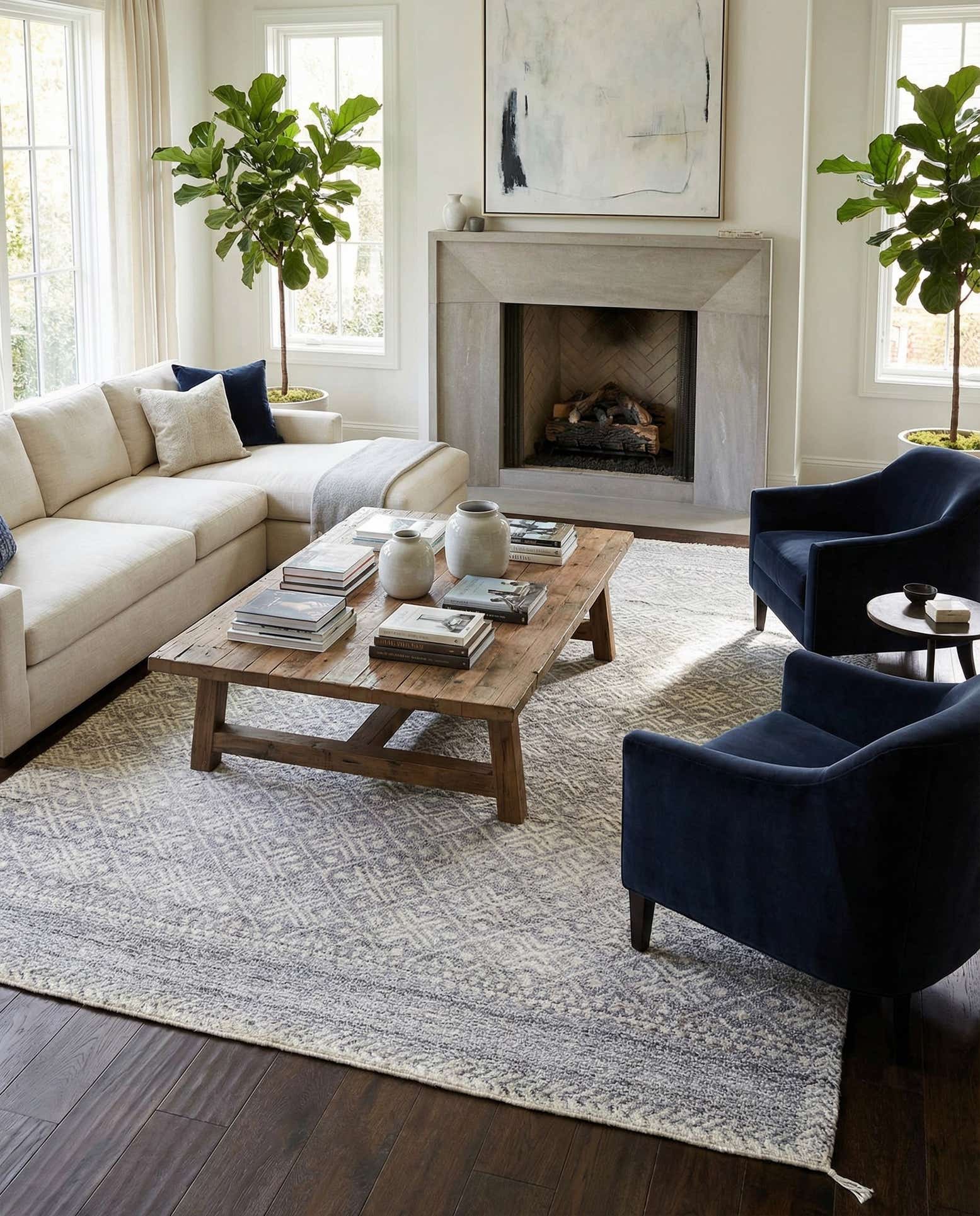 9' 4 x 12' 1 Hand Knotted Darya Wool Rug