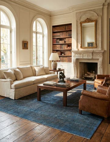 9' 2 x 13' 3 Hand Knotted Ultra Vintage Persian Wool Rug