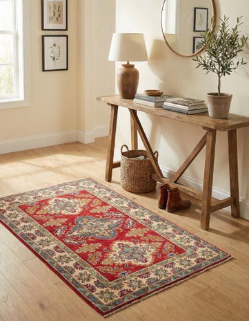 3' 3 x 5' 1 Hand Knotted Kazak Rug