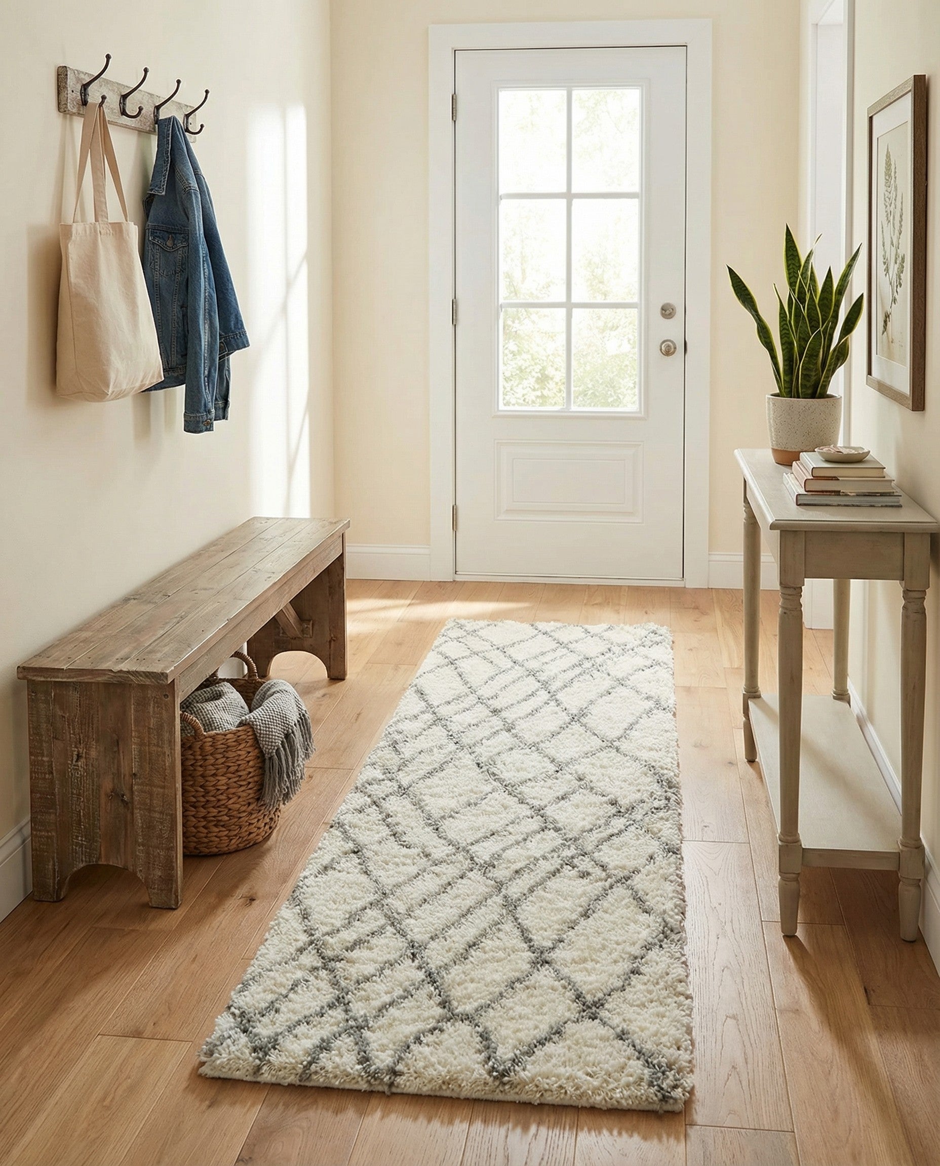 2' x 6' 7 Soft Touch Shag Runner Rug