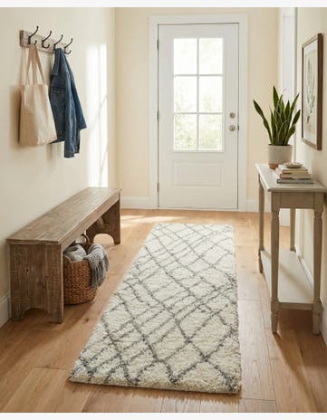 2' x 6' 7 Soft Touch Shag Runner Rug