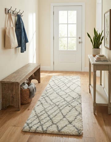 2' x 6' 7 Soft Touch Shag Runner Rug