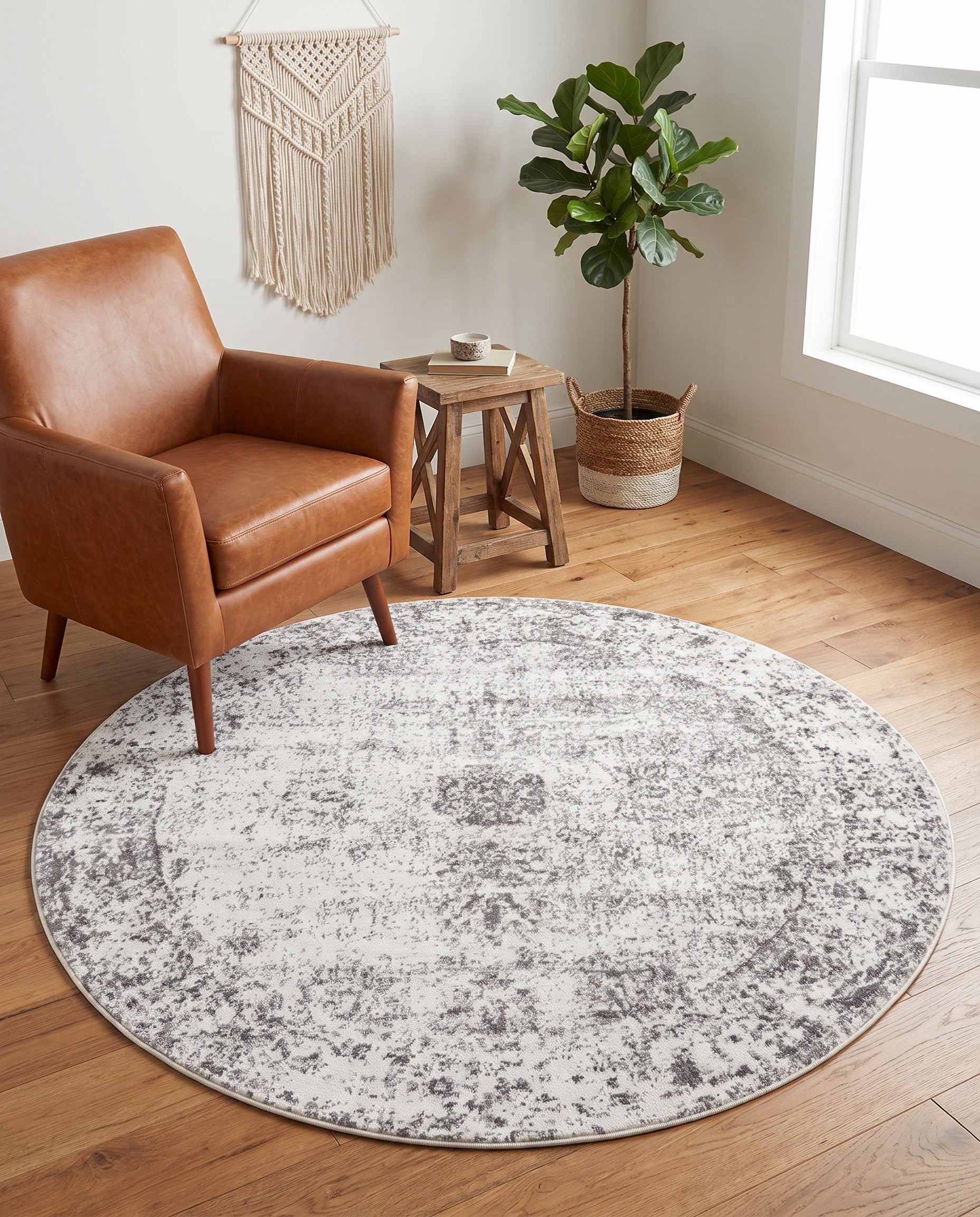 5' 3 x 5' 3 Monaco Round Rug