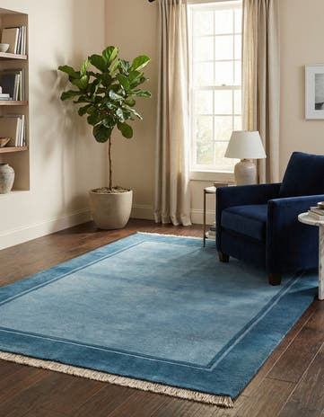 4' 2 x 5' 9 Hand Knotted Nepal Wool Rug