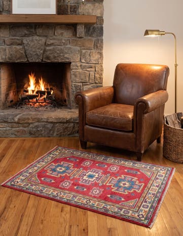 3' 1 x 4' 2 Hand Knotted Kazak Rug