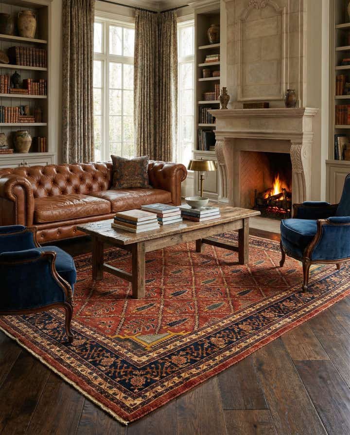 5' 2 x 6' 11 Luribaft Wool Rug