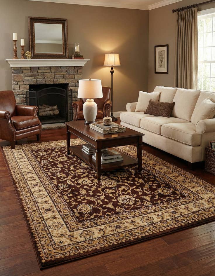 Detail image of 4' x 6' Classic Agra Rug