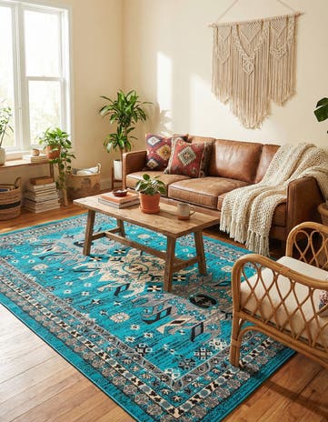 6' x 9' Heris Rug
