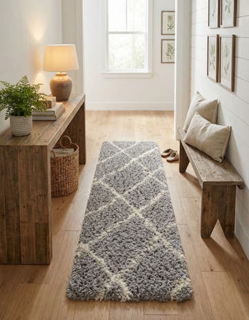 2' x 8' Infinity Shag Runner Rug