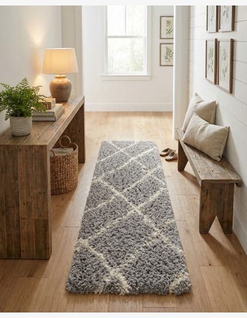 2' x 8' Infinity Shag Runner Rug