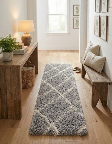 2' x 8' Infinity Shag Runner Rug