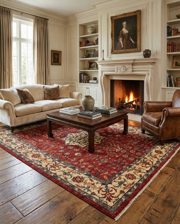 Detail image of 5' 7 x 8' Sara Rug
