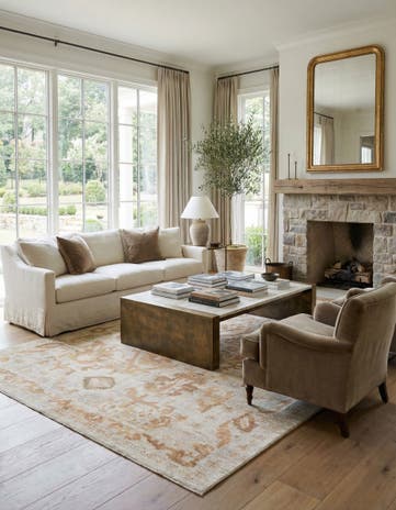 11' x 15' 10 Hand Knotted Oushak Wool Rug