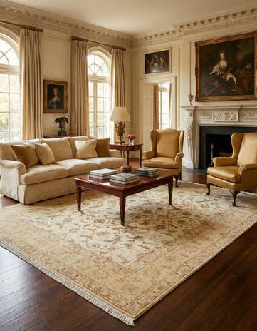 7' 11 x 9' 9 Tabriz Mahi Rug