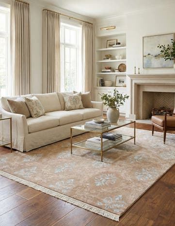 6' 6 x 9' 7 Hand Knotted Darya Wool Rug