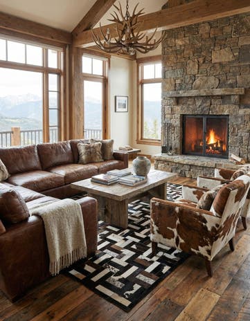 5' 1 x 7' 11 Cowhide - Patchwork Rug