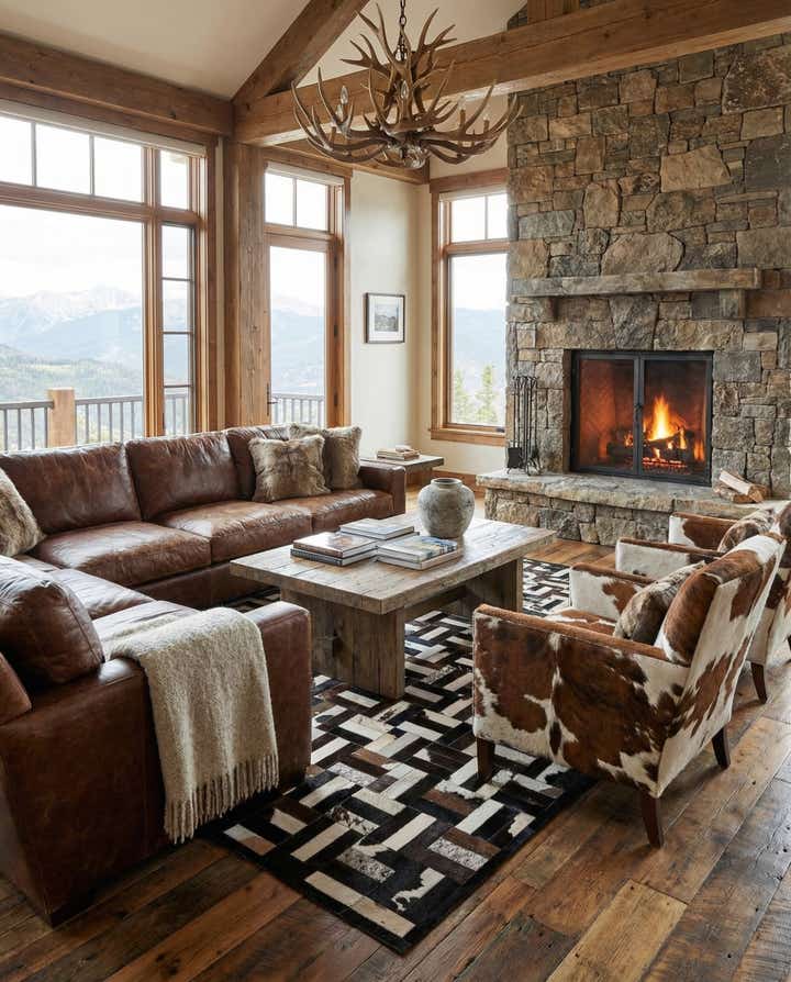 5' 1 x 7' 11 Cowhide - Patchwork Rug